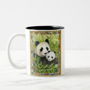 Panda Bärenkaffee-Tasse Zweifarbige Tasse