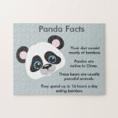 Panda-BärenleFakten Puzzle (Horizontal)
