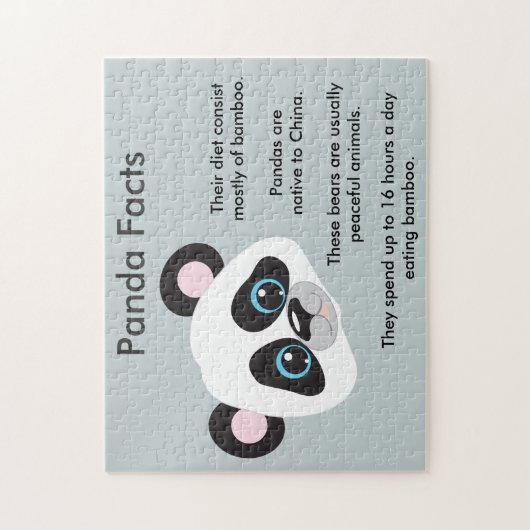 Panda-BärenleFakten Puzzle (Vertikal)