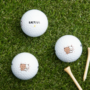 Panda Bärenpaar, Niedliche Bubu und Dudu-Schläger Golfball