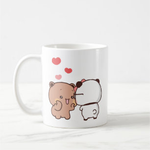 Panda Bärenpaar, Niedliche Bubu und Dudu-Schläger Kaffeetasse