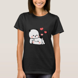 Panda Bärenpaar, Niedliche Bubu und Dudu-Schläger  T-Shirt