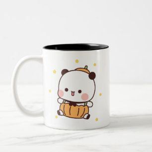 Panda Bärenpaar, Niedliche Bubu und Dudu-Schläger  Zweifarbige Tasse