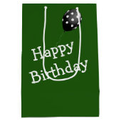 Panda Bärenpaare in Herzform Mittlere Geschenktüte (Rückseite)