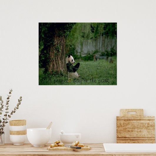 Panda Bärenposter Poster (Küche)