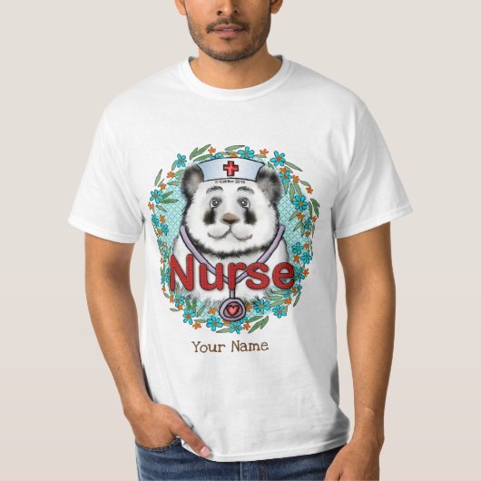 Panda Bärenschwester T-Shirt (Vorderseite)