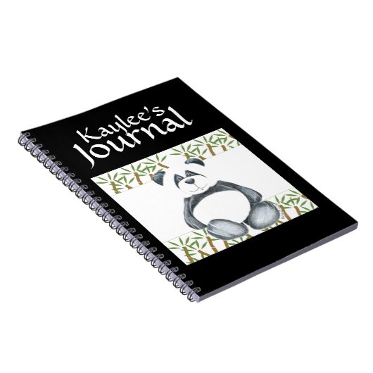 Panda-Bärn-Bild Notizblock (Rechte Seite)