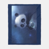 Panda-Bärn-Fleece-Decke Fleecedecke (Vorderseite)