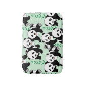 Panda-Bärn-Grafik-Muster Badematte (Vorderseite Vertikal)