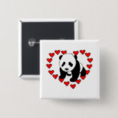 Panda-Bärn-Liebe Button (Vorne & Hinten)