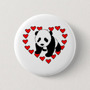 Panda-Bärn-Liebe Button