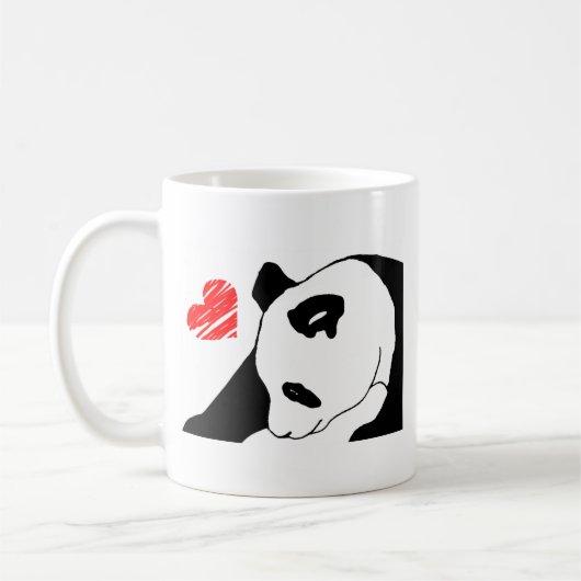 PANDA-BÄRN-LIEBE KAFFEETASSE (Links)
