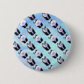 Panda-Bärn-Muster Button (Vorderseite)