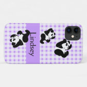 Panda-Bärn-Muster Case-Mate iPhone Hülle (Rückseite (Horizontal))