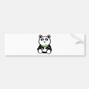 Panda-Bärn-Schwarz-weiße Schicksals-Geschenke Autoaufkleber