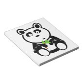 Panda-Bärn-Schwarz-weiße Schicksals-Geschenke Notizblock (angewinkelt)