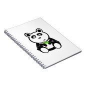 Panda-Bärn-Schwarz-weiße Schicksals-Geschenke Notizblock (Rechte Seite)