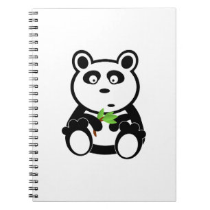 Panda-Bärn-Schwarz-weiße Schicksals-Geschenke Notizblock