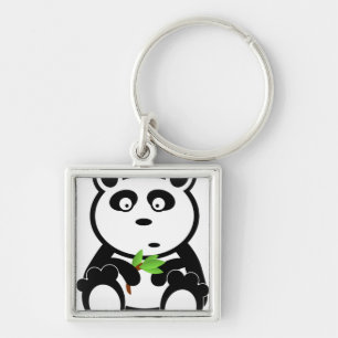 Panda-Bärn-Schwarz-weiße Schicksals-Geschenke Schlüsselanhänger