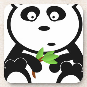 Panda-Bärn-Schwarz-weiße Schicksals-Geschenke Untersetzer