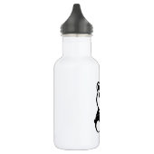Panda-Bärn-Schwarz-weißes Schicksal Trinkflasche (Links)