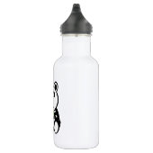 Panda-Bärn-Schwarz-weißes Schicksal Trinkflasche (Rechts)