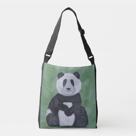 Panda-Bärn-Taschen-Tasche Tragetaschen Mit Langen Trägern (Vorderseite)