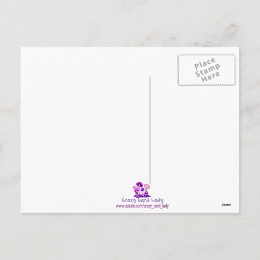 Panda-Bärn-Valentinsgruß Feiertagspostkarte (Rückseite)