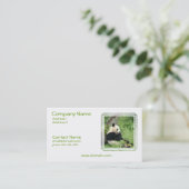 Panda-Bärn-Visitenkarte Visitenkarte (Stehend Vorderseite)