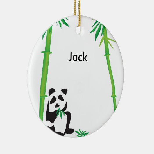 Panda-Bärnverzierung! Keramikornament (Rechts)