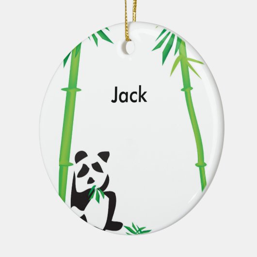 Panda-Bärnverzierung! Keramikornament (Links)