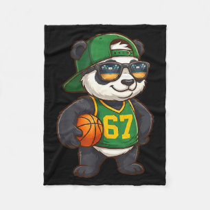 Panda Basketball 67 Gen Alpha Slang Srts Männer Ju Fleecedecke