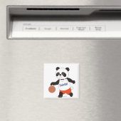 Panda Basketball Player Drilling Magnet (In Situ (Geschirrspüler))