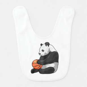 Panda Basketball-Spieler Basketball Babylätzchen