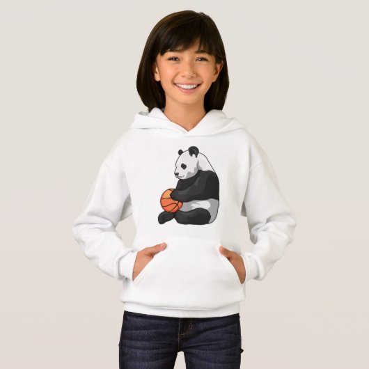 Panda Basketball-Spieler Basketball Hoodie (Vorne ganz)
