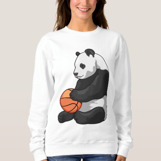 Panda Basketball-Spieler Basketball Sweatshirt (Vorderseite)