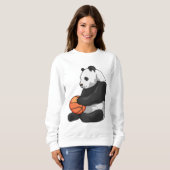 Panda Basketball-Spieler Basketball Sweatshirt (Vorne ganz)