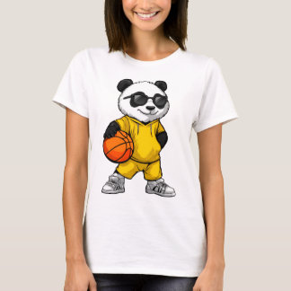 Panda Basketball T-Shirt