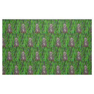 Panda - Baumwoll-Twill-Stoff Stoff
