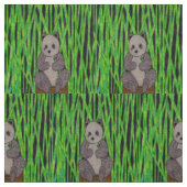 Panda - Baumwoll-Twill-Stoff Stoff (Muster)