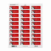 Panda Bear Address Labels (Vorne)