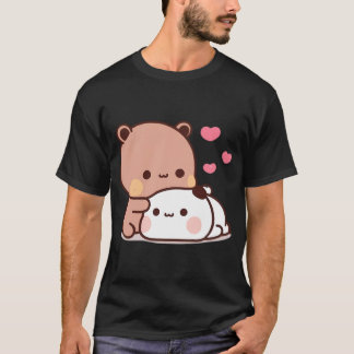Panda Bear and Brownie True Love Bubu Dudu Couple T-Shirt
