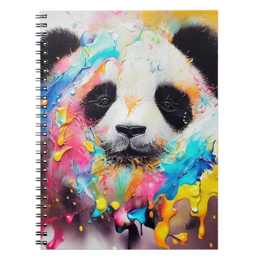 Panda Bear Animal Discovery Adventure Nature Notizblock (Vorderseite)