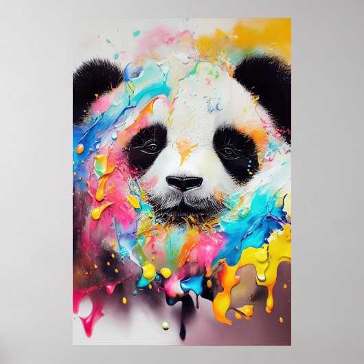 Panda Bear Animal Discovery Adventure Nature Poster (Vorne)