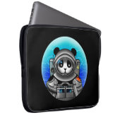 Panda Bear Astronaut Laptopschutzhülle (Vorne Rechts)