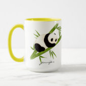 Panda Bear auf der Tasse Bamboo Tree (Links)