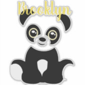 Panda Bear Aufkleber (Vorderseite)