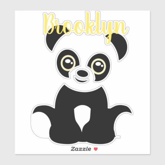 Panda Bear Aufkleber (Blatt)
