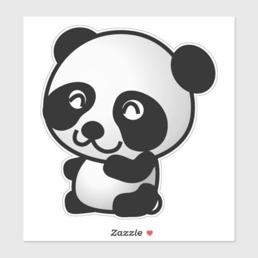 Panda Bear Aufkleber (Blatt)