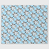 Panda Bear Baby Dusche Geschenkpapier (Flach)